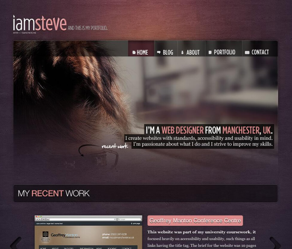 Version one of this website’s design