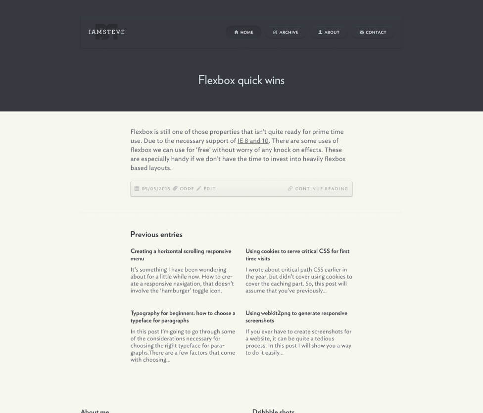 Version five of this website’s design