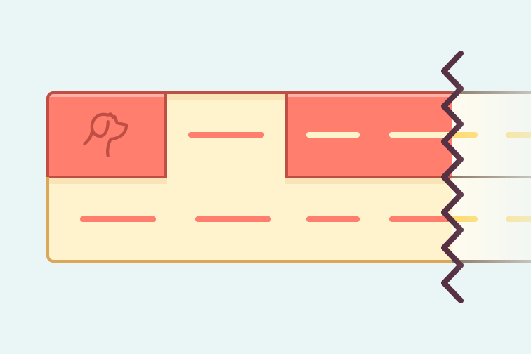 Multiple level horizontal scrolling navigation